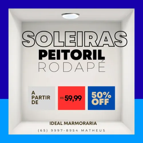 Soleiras, Peitoril e Rodapé