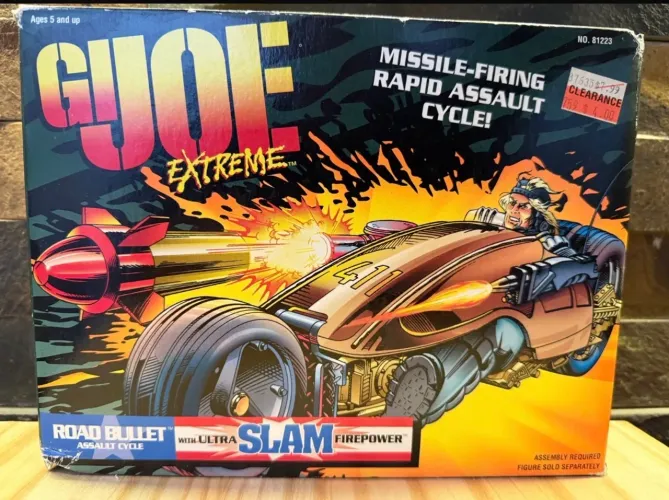 Gi Joe Extreme Road Bullet Assault Cycle comandos em ação