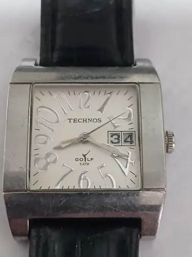 Antigo relogio Technos Golf 5 ATM funcionando 