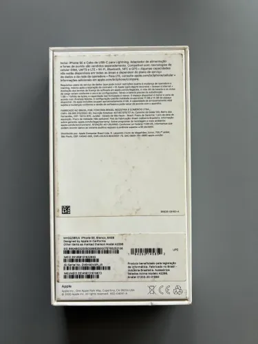iPhone SE 2020 64GB Branco - R$ 450