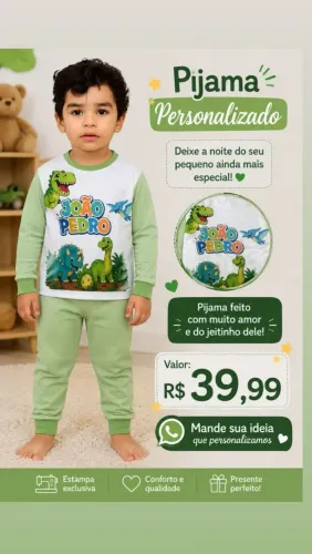Pijama infantil personalizado