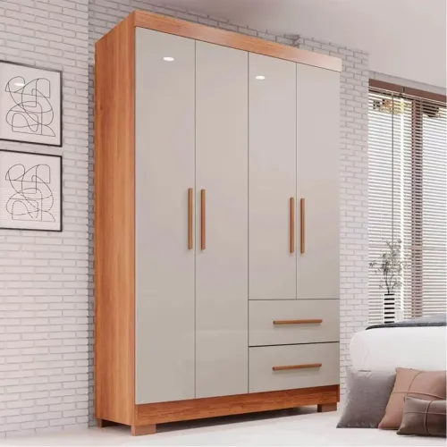 Guarda Roupa Grécia Solteiro 1,40m em MDP rf1 S