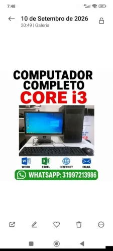 COMPUTADOR COMPLETO PARA ESCRITÓRIOS R$599