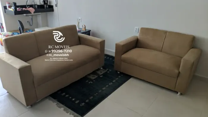 Sofá Barato Confortável 2 e 3 Lugares - Direto da Fábrica