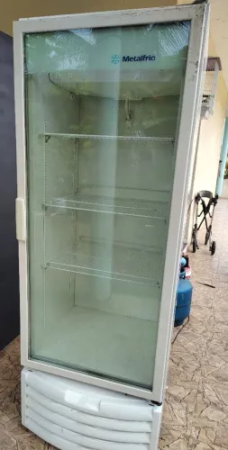 freezer expositor refrigerador 350 litros 220V super conservado