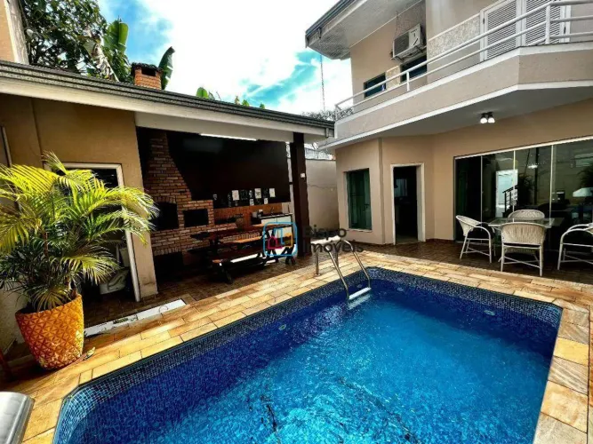 Casa com 3 dormitórios para alugar, 200 m² por R$ 5.165,00/mês - Parque Novo Mundo - Ameri