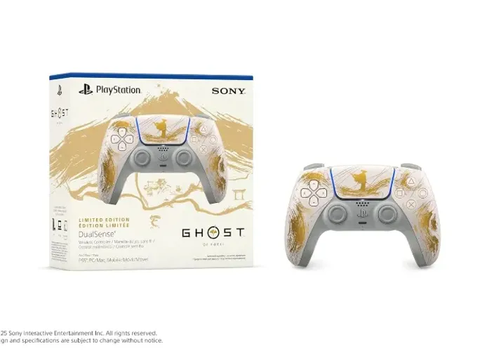 Controle Dualsense Ghost of Yotei Gold
