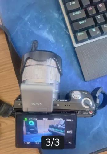 Câmera Sony alpha nex 5R + lente E18 55mm