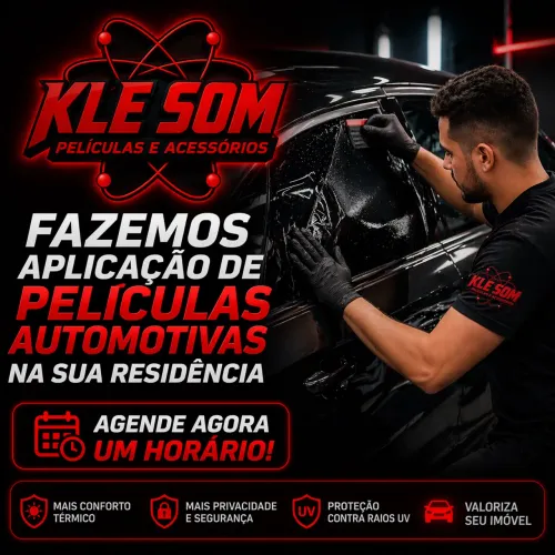 Aplicação de película automotiva na sua residência