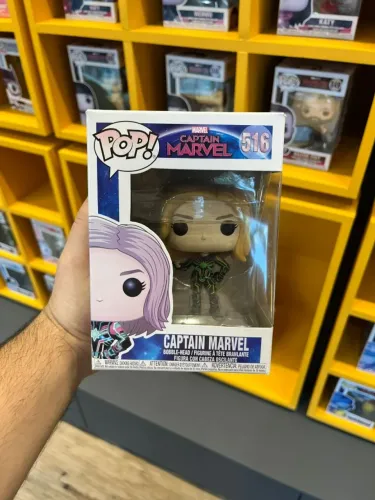 Funko Pop! Captain Marvel #516 Novo! Lacrado!