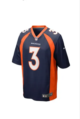 Camisa azul Nfl Denver a broncos Russel Wilson