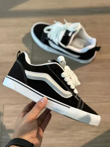 Tênis Vans Street KNU Premium Unissex Cor: Preto/Branco - Disponível 34 AO 43