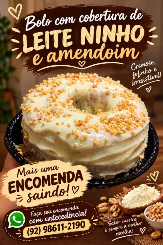 Bolos com cobertura de chocolate e vulcão