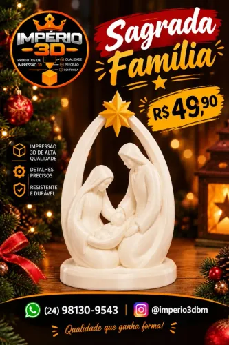 Decoração sagrada família