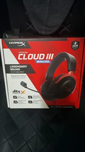 HEADSET HYPERX CLOUD 3 WIRELESS *LACRADO NOTA FISCAL !