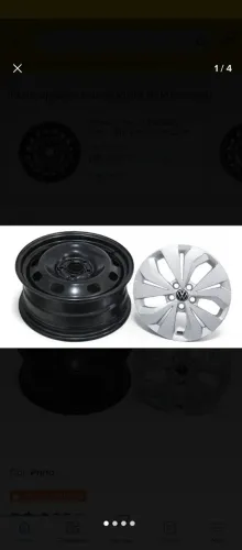 Rodas com calotas novas t cross sense aro 16