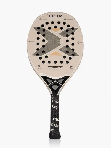 - Raquete De Beach Tennis Nox Ng17 Nico Gianotti Carbono 18k Cor Cinza