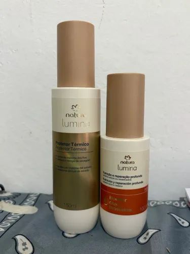 Protetor térmico e óleo capilar Natura Lumina 
