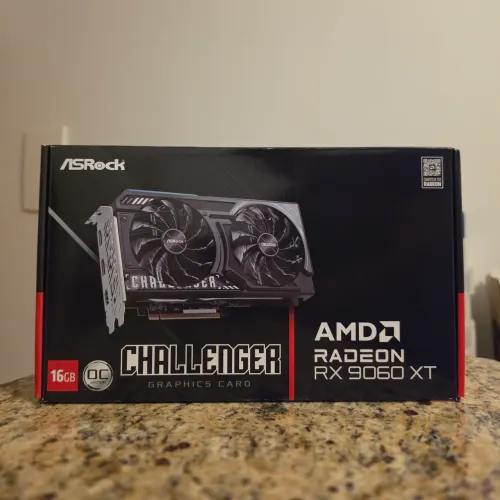 Placa de Vídeo ASROCK AMD RADEON RX 9060 XT CHALLENGER OC 16GB