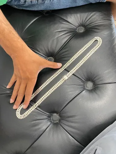 Corrente Elo Duplo De Prata Nova