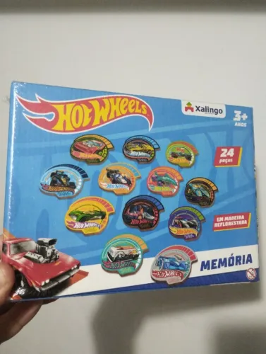 Jogo da memória Hotwheels 