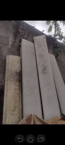 4 calhas plástica 3mt