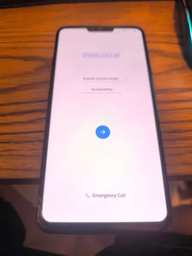 Smartphone LG V40 - trinco na tela