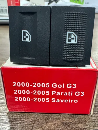 Botão novo para vidro elétrico para gol Parati saveiro na oferta só 50,00