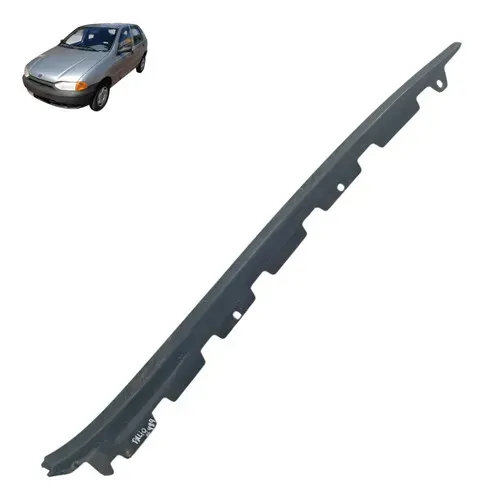 Moldura Parabrisa Fiat Palio Siena Strada Externa 1996 2000 Preto