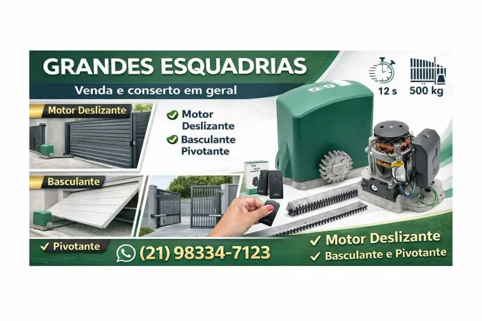 ? PROMOÇÃO HOJE! MOTOR PARA PORTÃO COM INSTALAÇÃO RÁPIDA ?