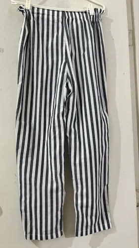 Calça clochard listra 