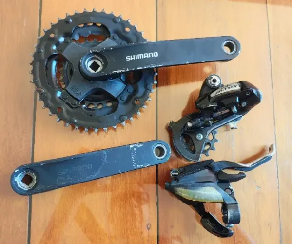 Pedivela passador cambio traseiro Shimano
