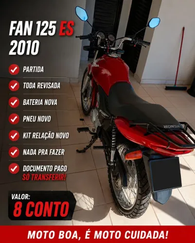 Fan 125 2010 partida