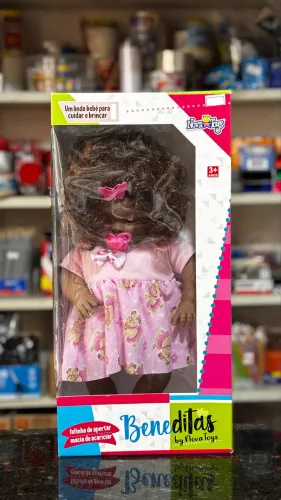 Boneca Nova Toys Beneditas - Fofinha de Apertar (NOVA)