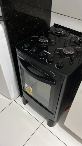? FOGÃO ESMALTEC 4 BOCAS AGATA GLASS - ELEGÂNCIA E PRATICIDADE PARA SUA COZINHA! ?