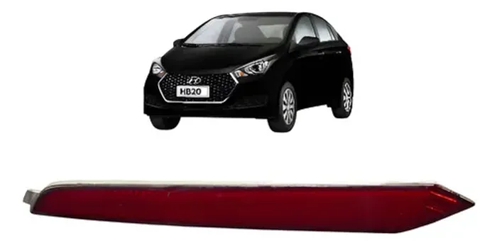 Refletor Olho Gato Traseiro Direito Hyundai Hb20 Manual 2018 Original