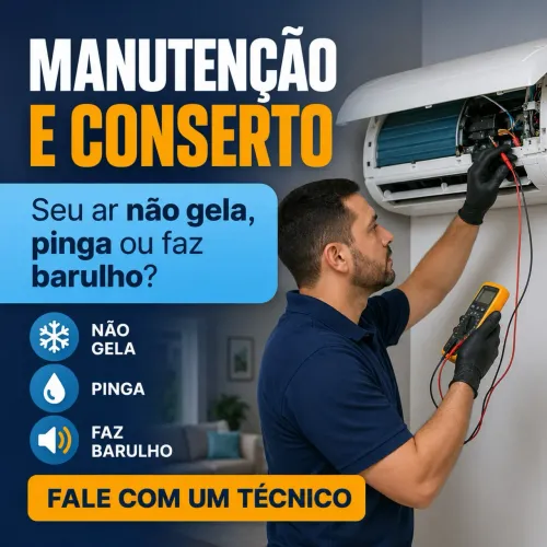 Instalação de ar-condicionado Manutenção e limpeza