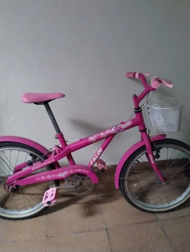 Bicicleta infantil rosa caloi