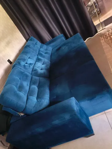 Sofá retrátil reclinável 3 metros 