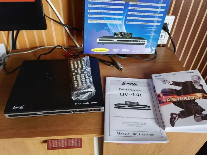 Dvd player novo na caixa