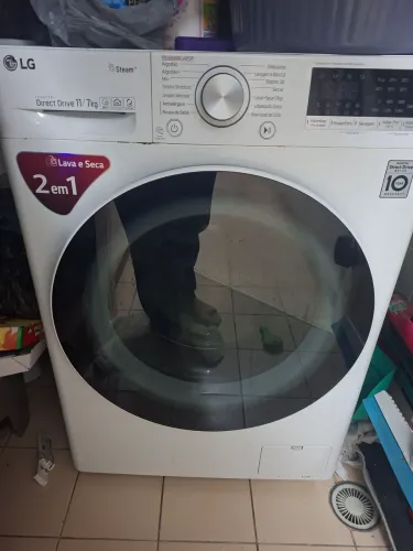 Lava e seca LG 11kg quebrada