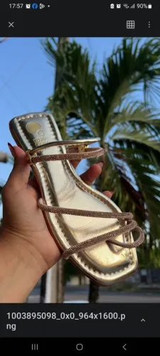rasteirinha de luxo