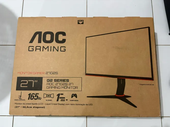 Monitor Gamer AOC 27 165Hz 1ms - Otimo estado