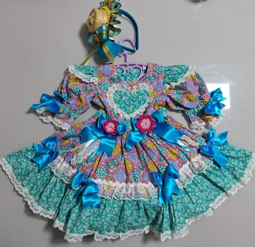 Vestido Junina Pedacinho do Céu