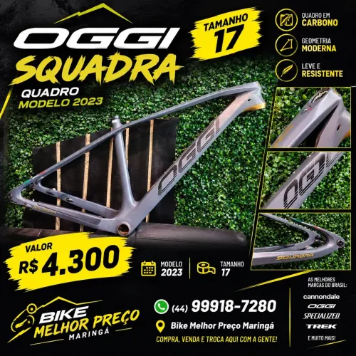 Quadro Oggi squadra carbono tamanho 17