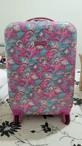 Mala/Mochila de Rodinhas de unicórnio