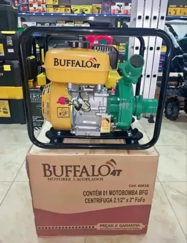 Motobomba a Gasolina Motor 7HP Centrifuga 2x2 Profissional - Buffalo (Novo)