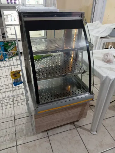 Vitrine Estufa Quente para salgados diversos