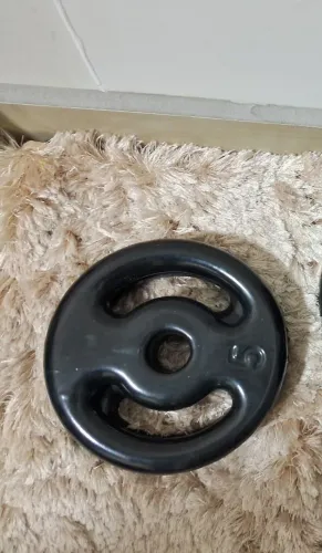 Par de Anilha Emborrachado 5kg cada