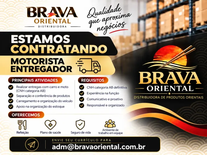 Motorista Entregador